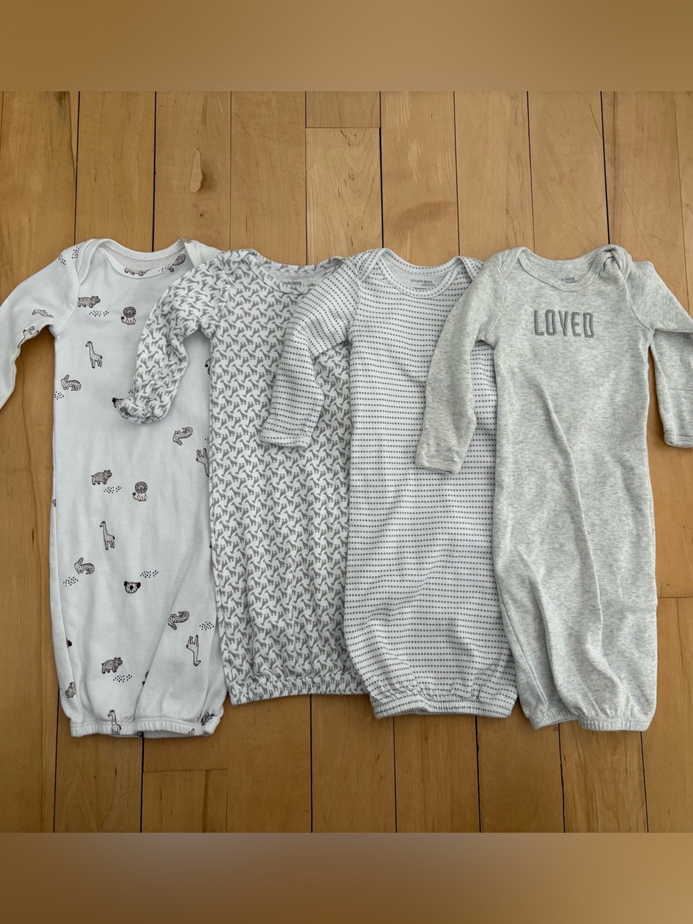 Simple Joy’s by Carter's | 4 Sleeper Gowns